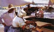 Joaquin Sorolla Y Bastida The Beach of Valencia,the sun of Morning oil painting
